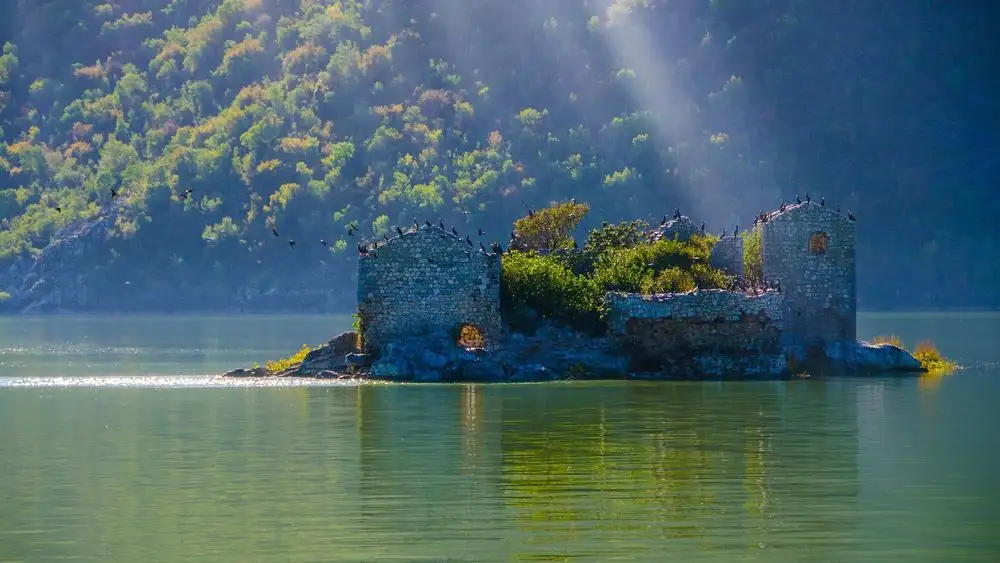 Skadar Lake panoramic view